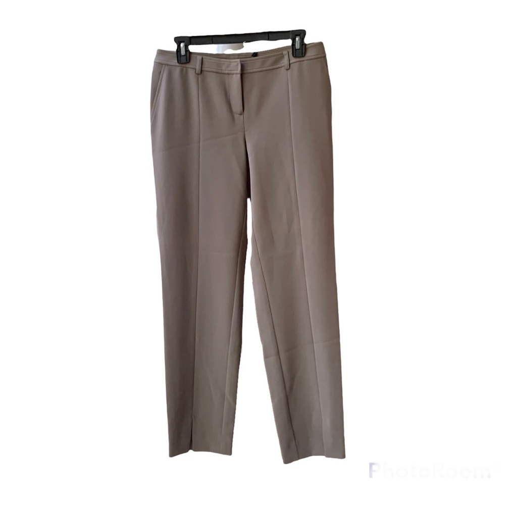 NWT St. John Jennifer Taupe Dress Trousers Pants Slacks